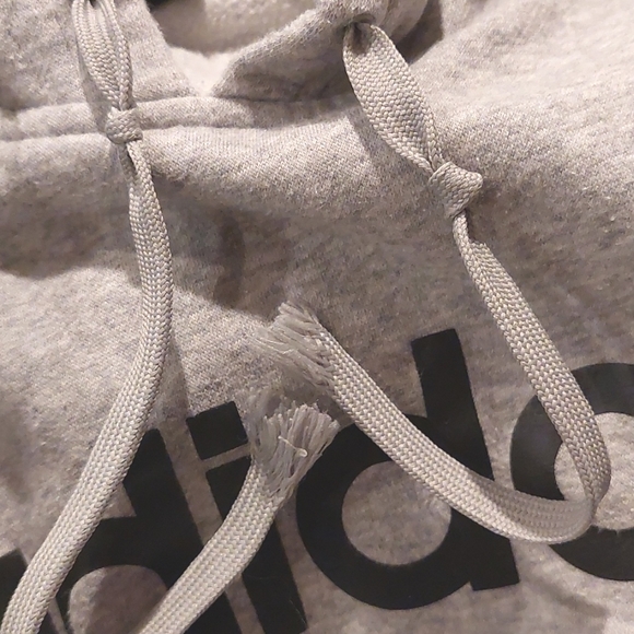 ADIDAS Gray Pullover Hoodie - Picture 7 of 8